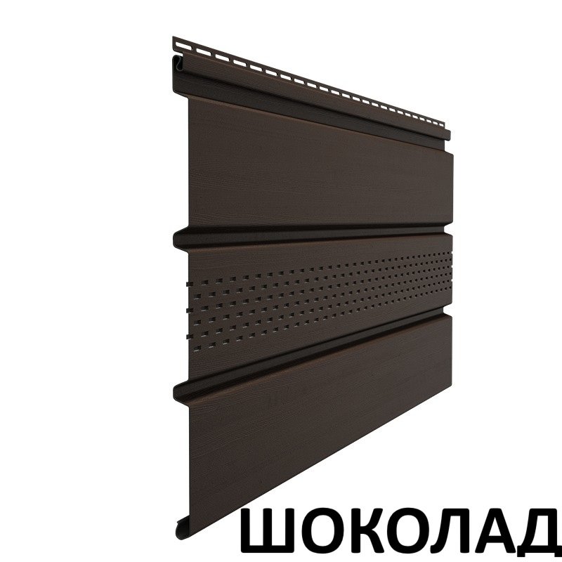 Софит Docke Premium с центральной перфорацией Шоколад