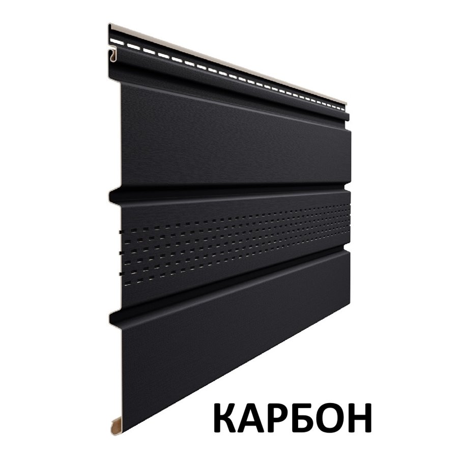 Софит Docke Premium с центральной перфорацией Карбон