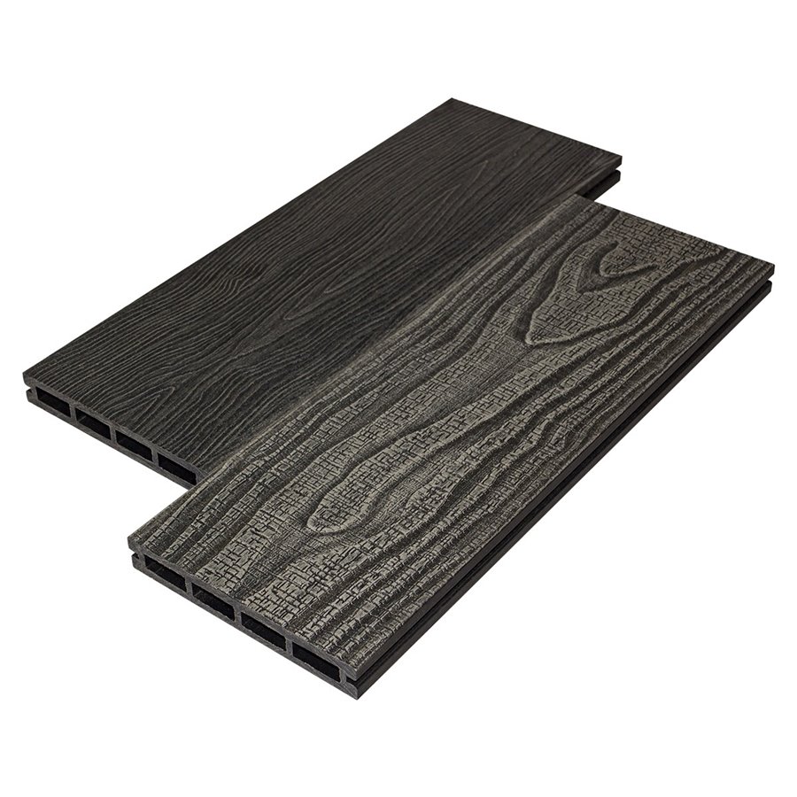 Террасная доска из ДПК Altay Decking Графит 3000х140х20 мм