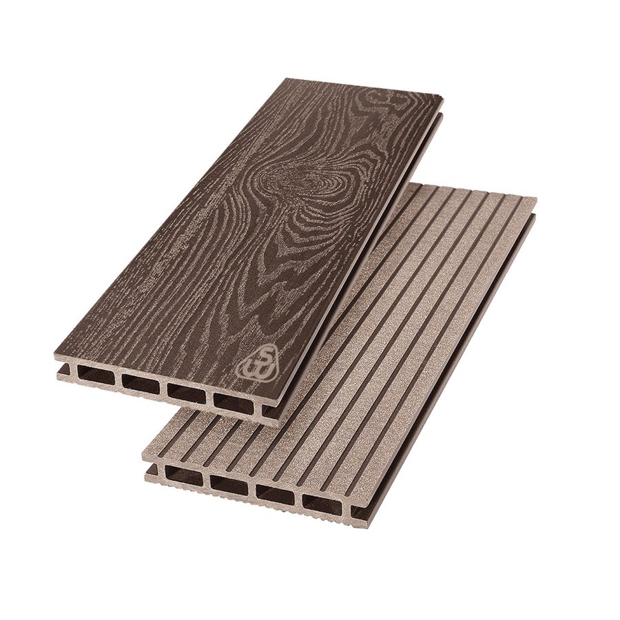 Террасная доска из ДПК Savewood Carpinus Тангенциальный распил Терракот 3 м, 4 м, 6 м