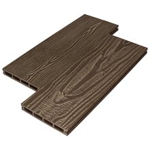 Террасная доска из ДПК Altay Decking Венге 4000х140х20 мм
